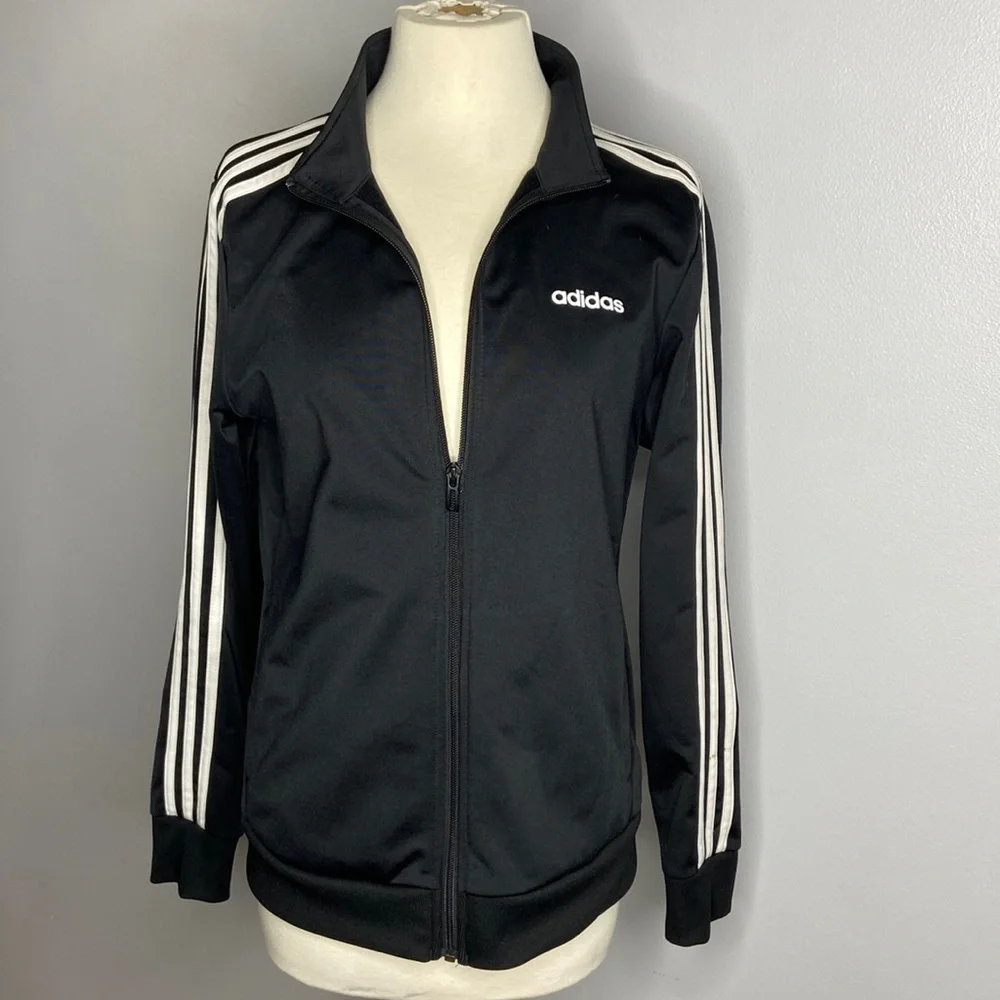 Adidas black jacket - Picture 1 of 5
